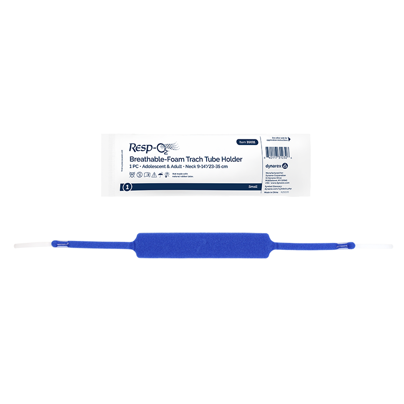 Dynarex Resp-O2 Breathable-Foam Trach Tube Holder