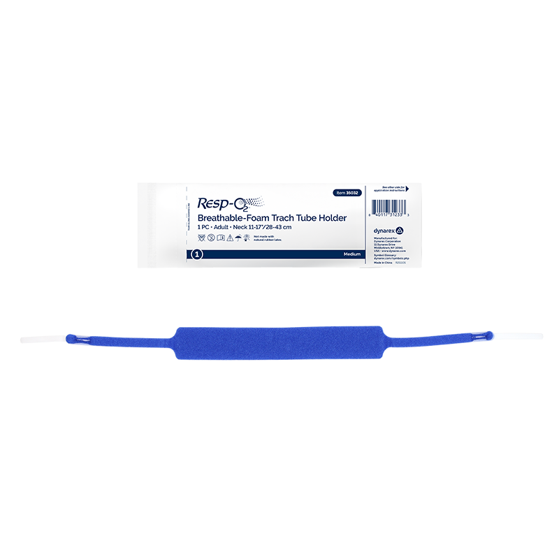 Dynarex Resp-O2 Breathable-Foam Trach Tube Holder