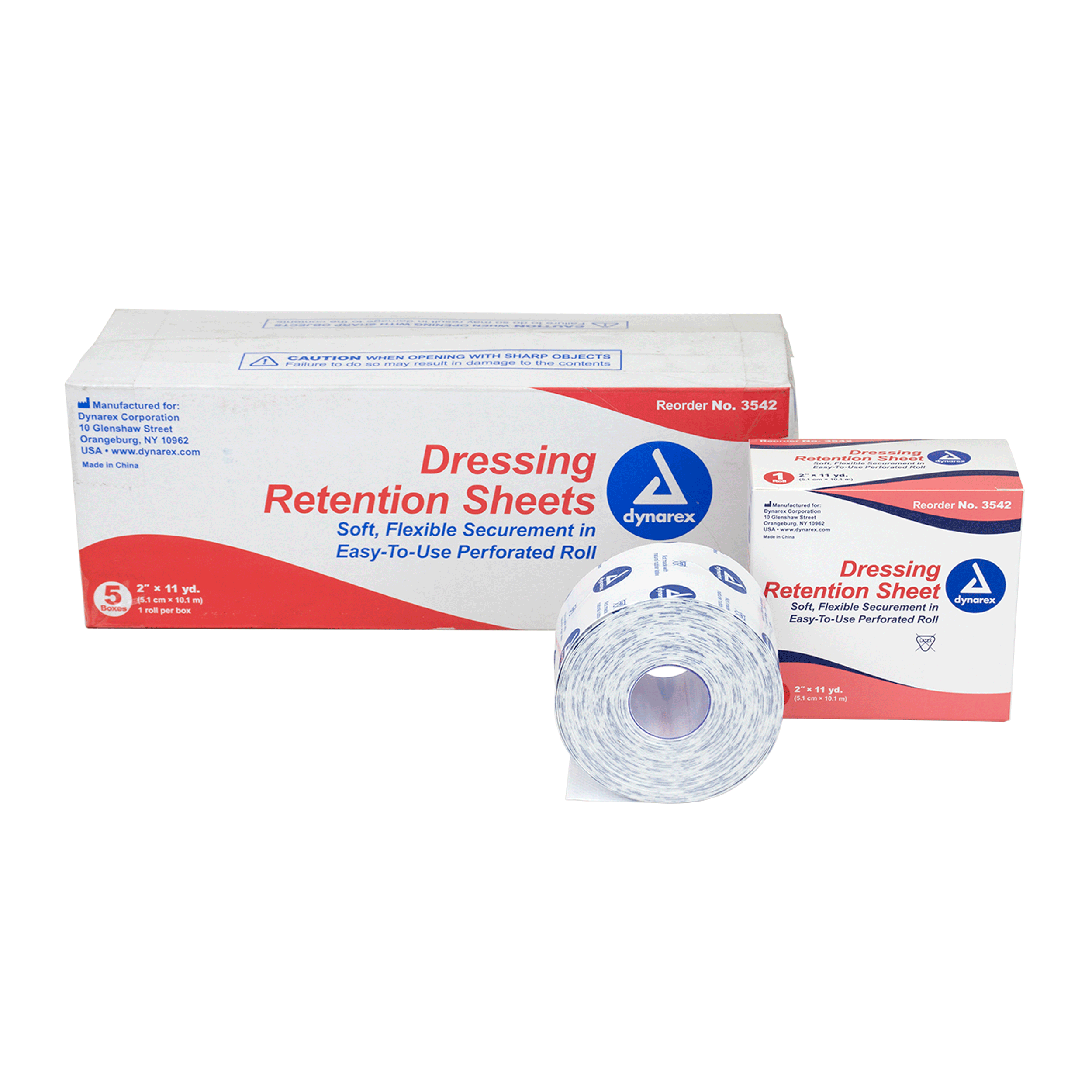 Dynarex Dressing Retention Sheet - Latex Free