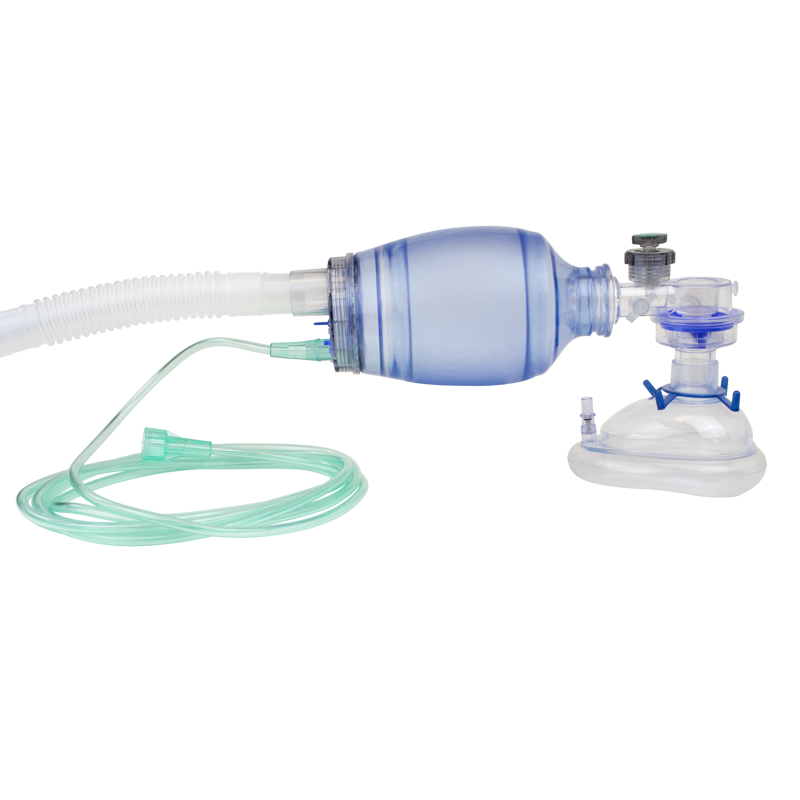 Dynarex Resp-O2 Manual Pulmonary Resuscitator (MPR) Mask, Reservoir Tubing, , Pediatric