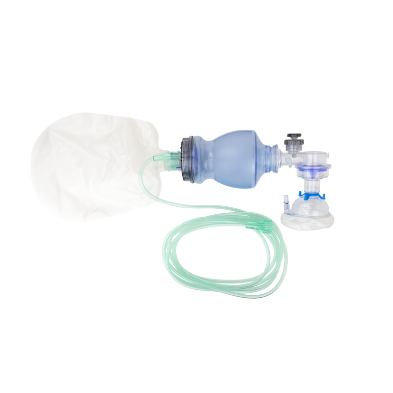 Dynarex Resp-O2 Manual Pulmonary Resuscitator (MPR), Mask, Reservoir Bag
