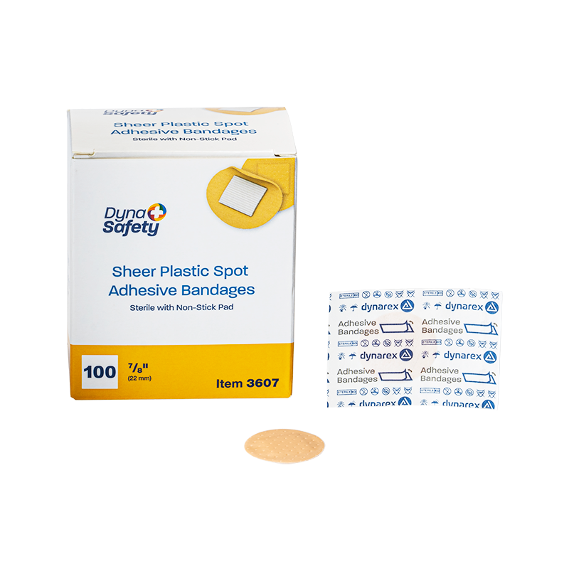 DynaSafety Sheer Plastic Adhesive Bandages