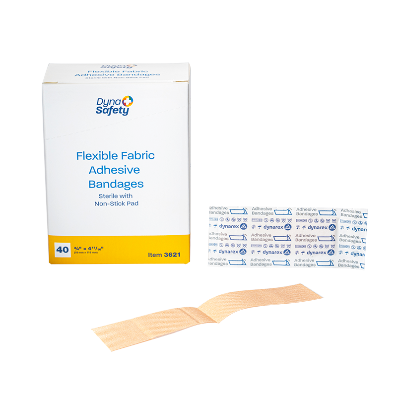 Dynarex Adhesive Flexible Fabric Bandages XLong - Sterile