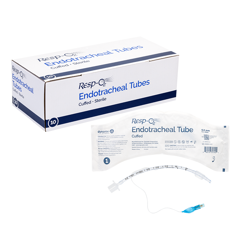 Dynarex Resp-O2 Endotracheal Tubes - Cuffed