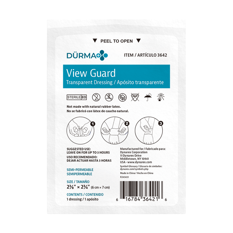 Dynarex View Guard Transparent Dressings - Sterile