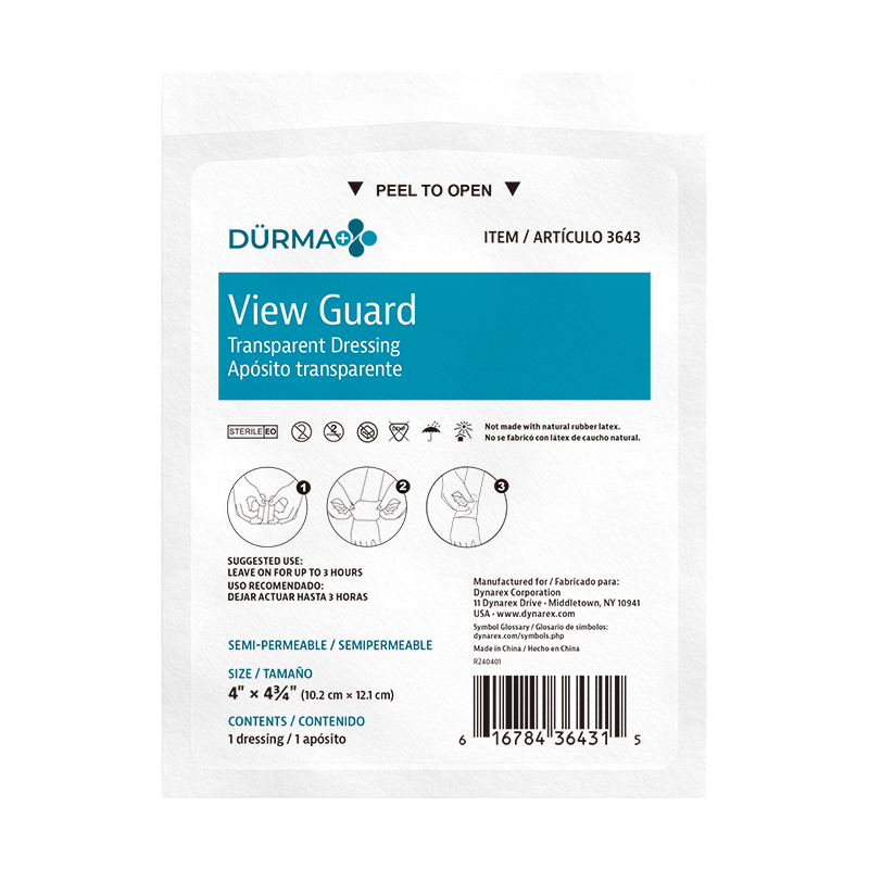 Dynarex View Guard Transparent Dressings - Sterile