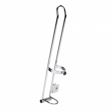Dynarex Resp-O2 Oxygen Cylinder Holder - Wheelchair Mount, Silver