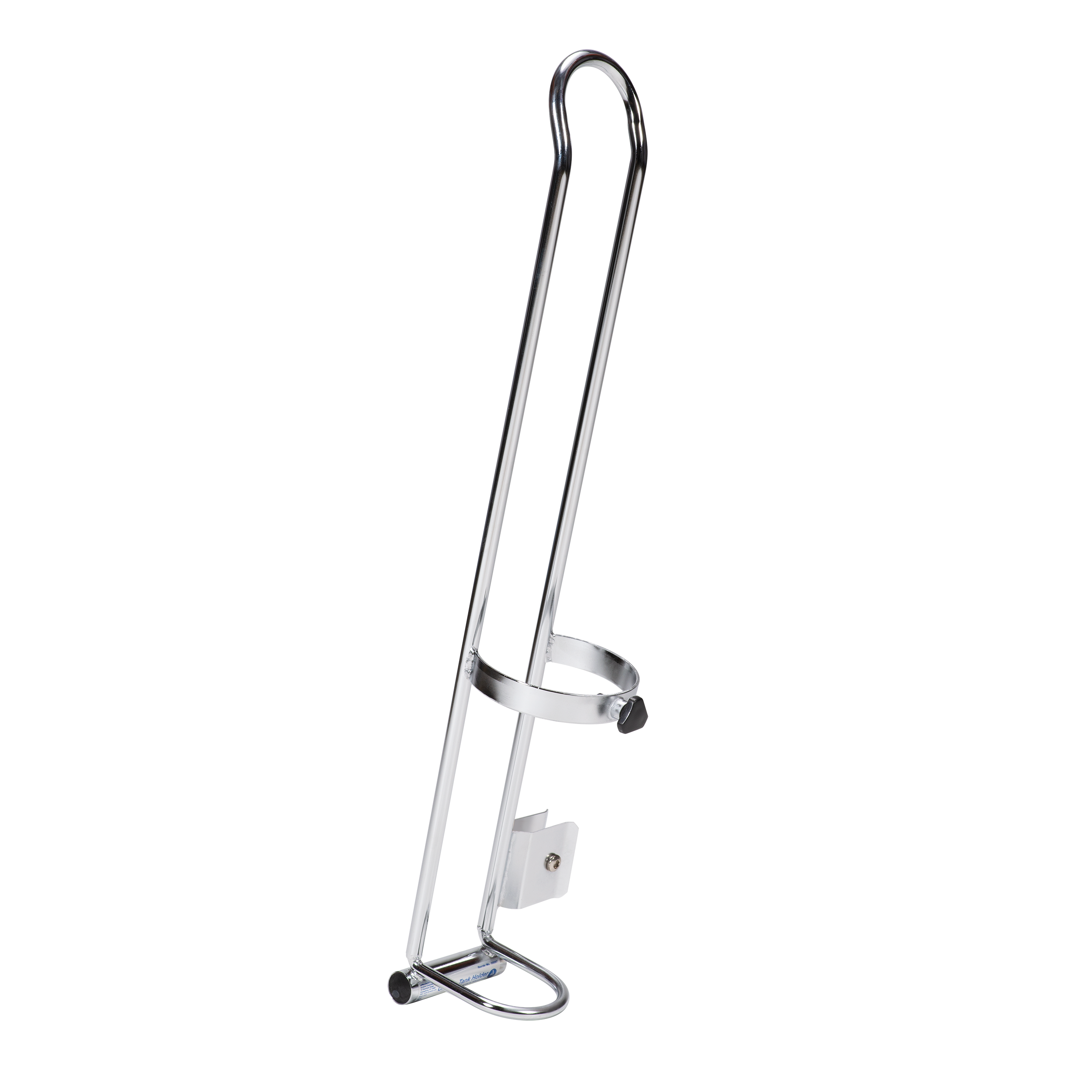 Dynarex Resp-O2 Oxygen Cylinder Holder - Wheelchair Mount, Silver