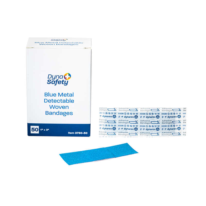 Dynarex Blue Metal Detectable Woven Bandage
