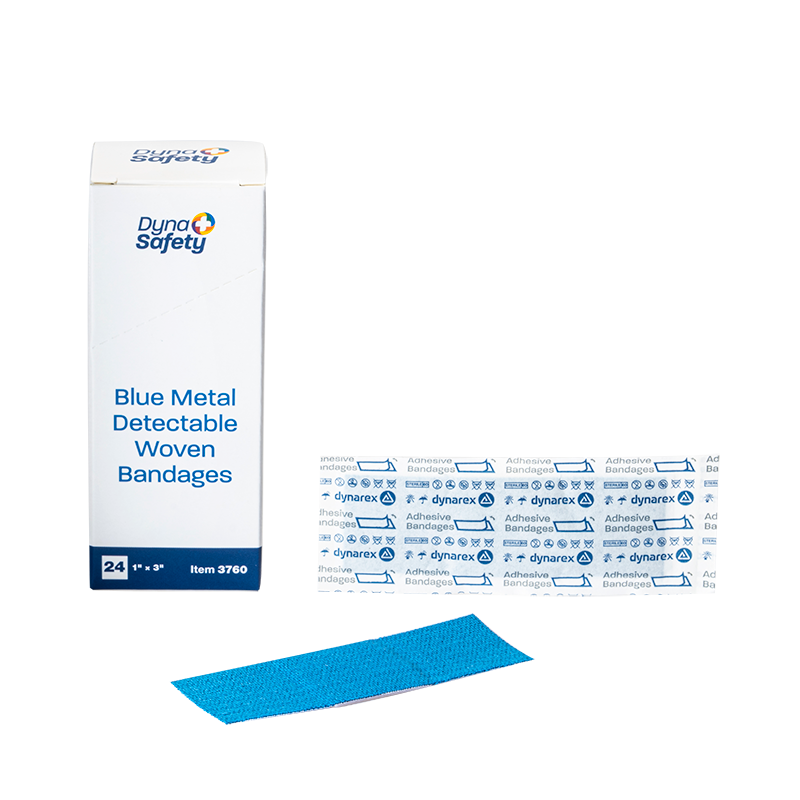 Dynarex Blue Metal Detectable Woven Bandage