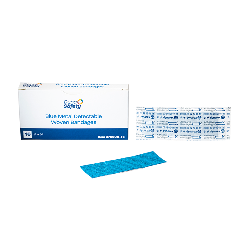 Dynarex Blue Metal Detectable Woven Bandage