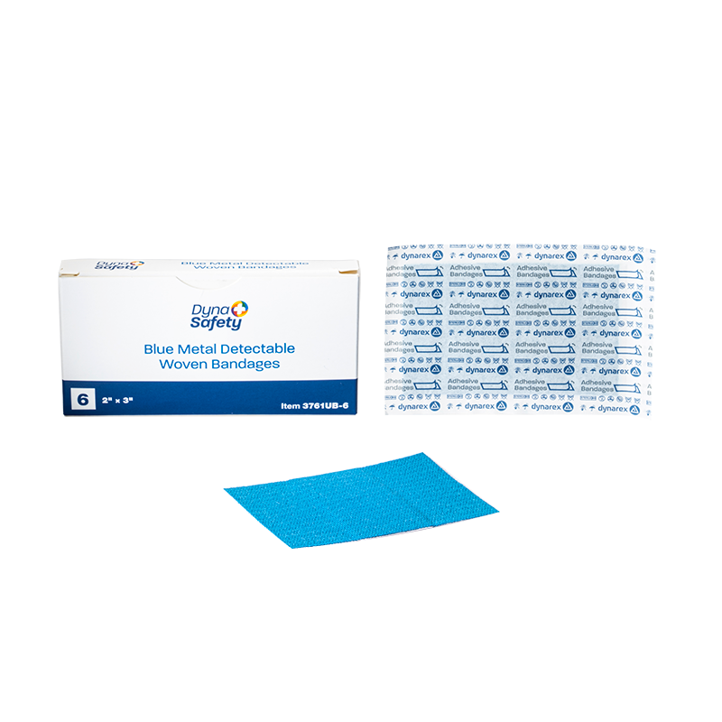 Dynarex Blue Metal Detectable Woven Bandage XL