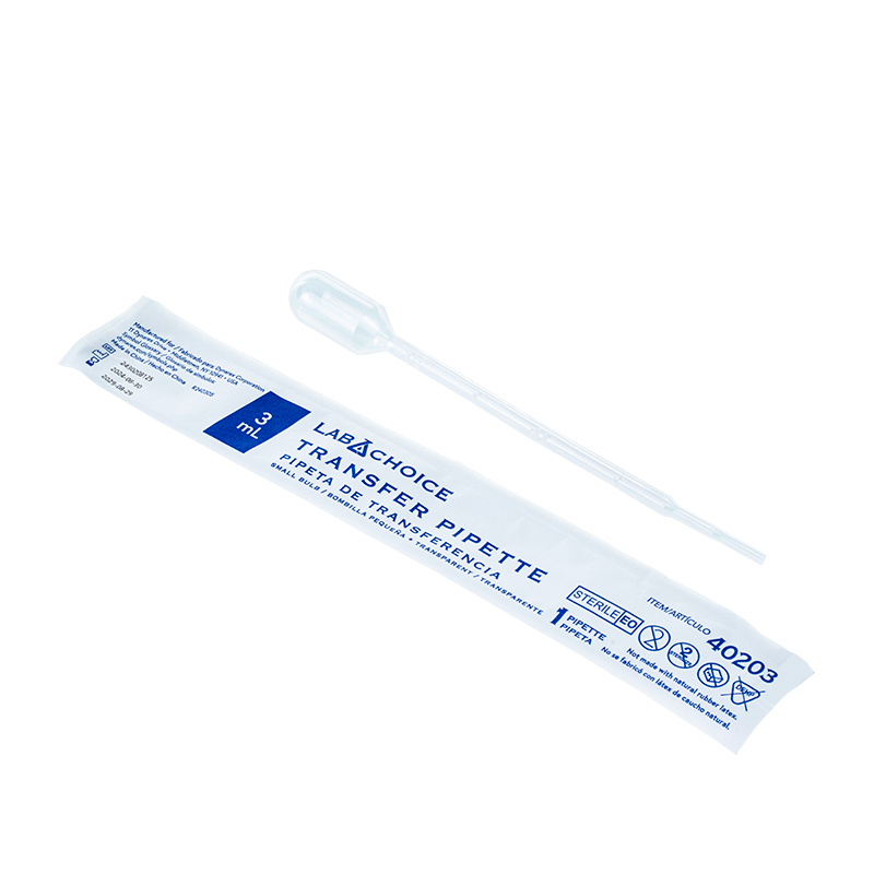 Dynarex LabChoice Transfer Pipettes, Small Bulb, Individually Wrapped