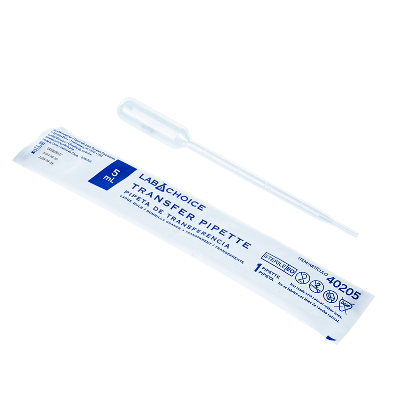 Dynarex LabChoice Transfer Pipettes, Large Bulb, Sterile, Individually Wrapped