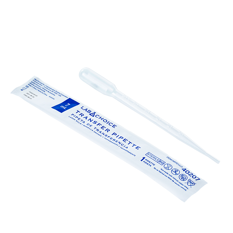 Dynarex LabChoice Transfer Pipettes, Large Bulb, Sterile, Individually Wrapped