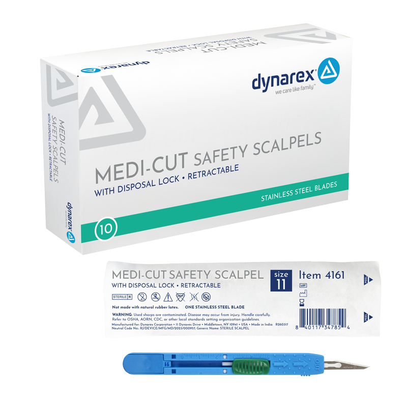 Dynarex Medi-cut Safety Scalpels Sterile