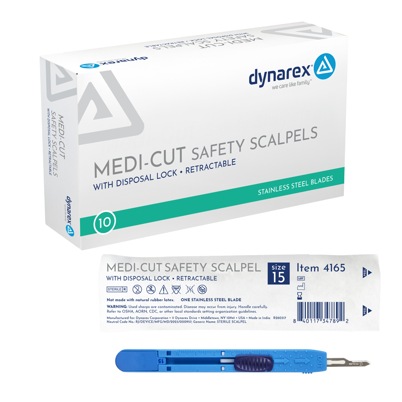 Dynarex Medi-cut Safety Scalpels Sterile