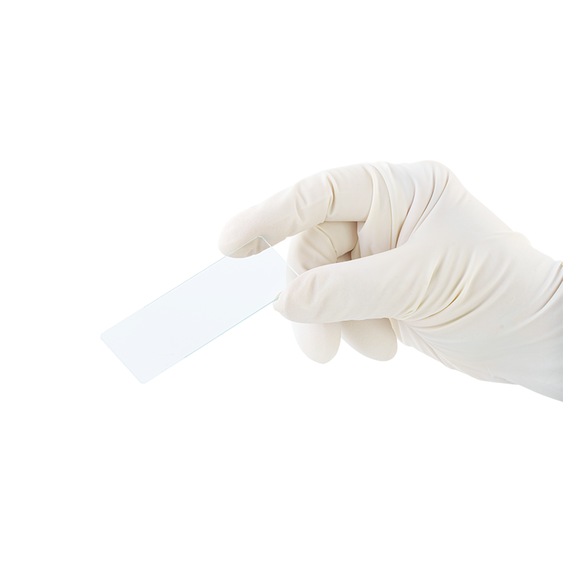 Dynarex LabChoice Microscope Slides, Frosted White, corner grounded