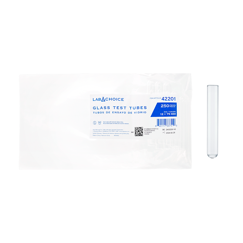Dynarex LabChoice Glass Test Tubes