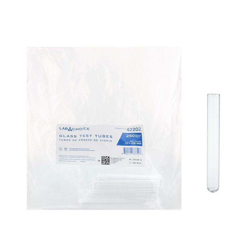 Dynarex LabChoice Glass Test Tubes