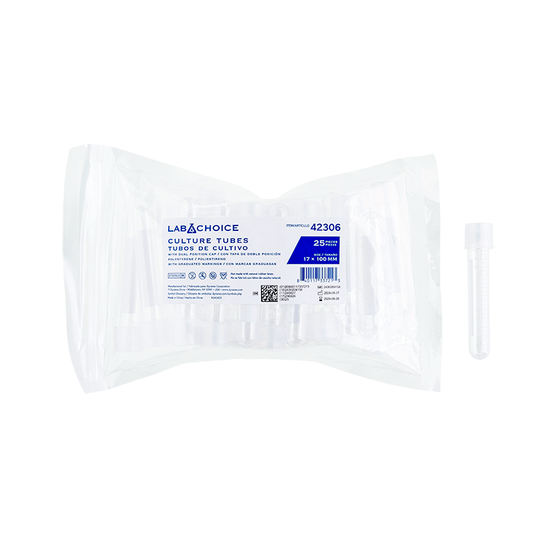 LabChoice Culture Tubes with Dual Position Caps
