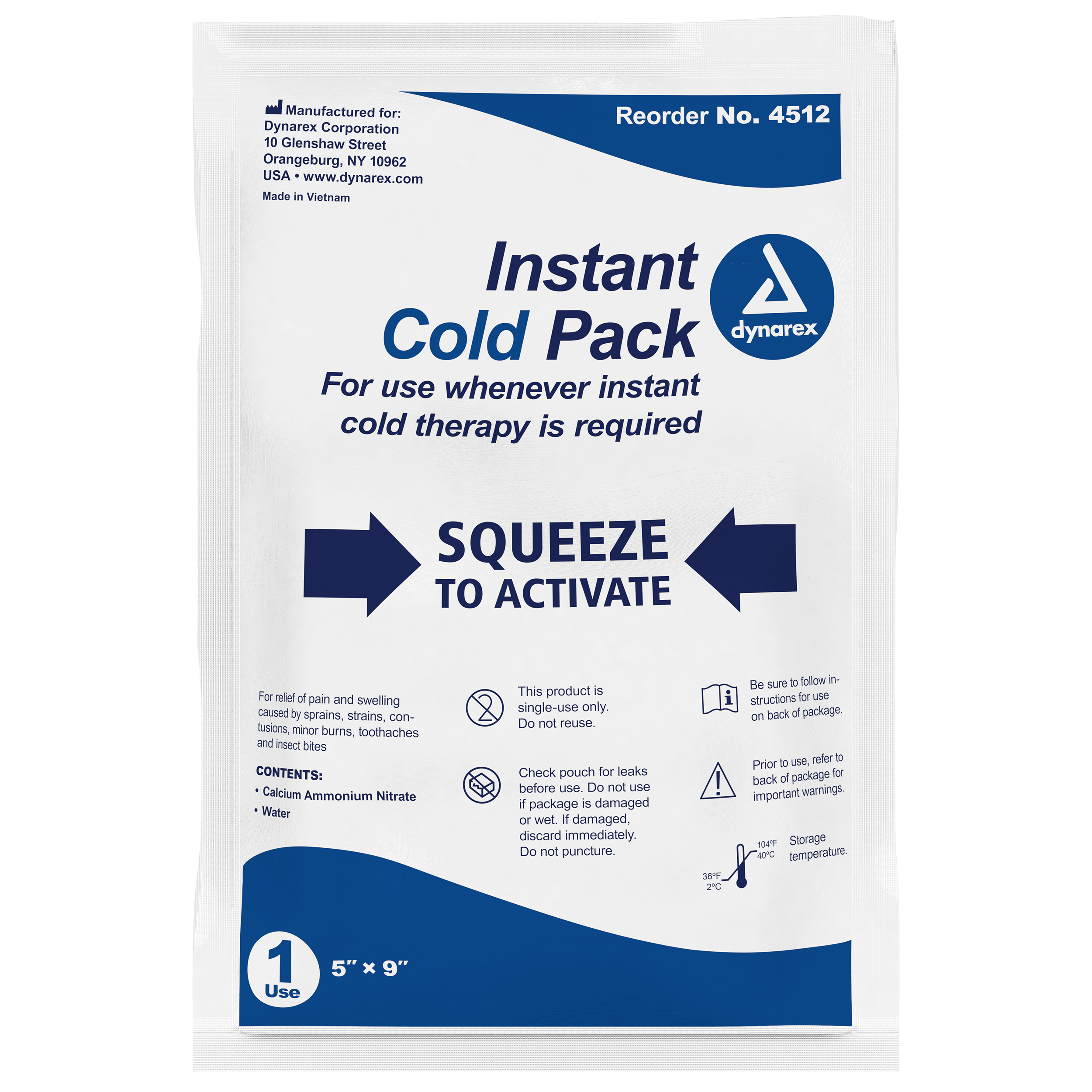 Dynarex Instant Hot and Cold Packs