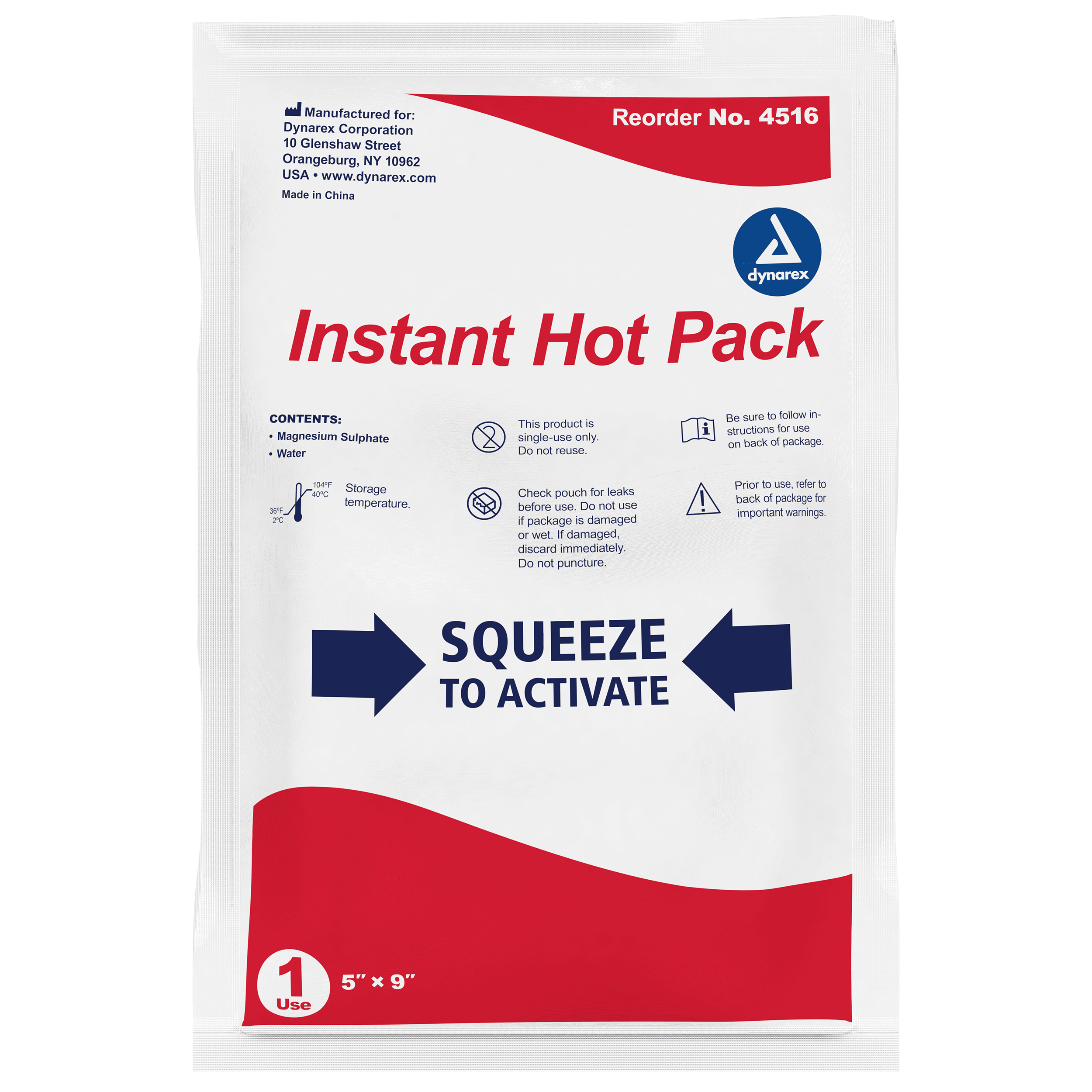 Dynarex Instant Hot and Cold Packs