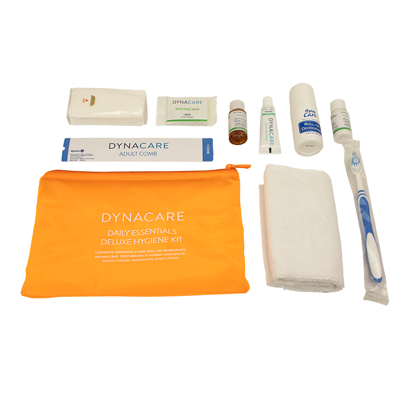 Dynarex Daily Essentials Deluxe Hygiene Kit, w/ Body Lotion