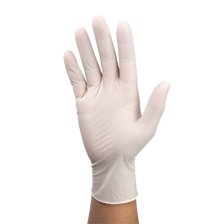 Dynarex Sensi Grip Latex Exam Gloves, X-Small, Powder-Free