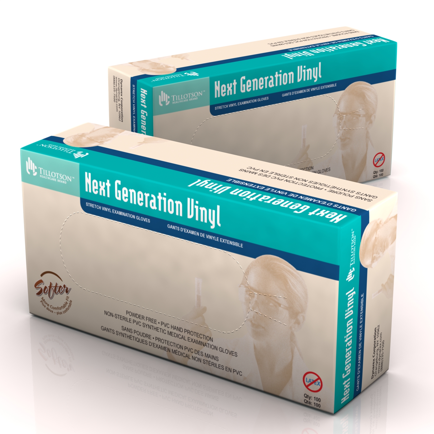 Dynarex Next Generation Stretch Vinyl Exam Gloves