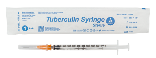 Dynarex Tuberculin Non-Safety Syringe - Luer Slip