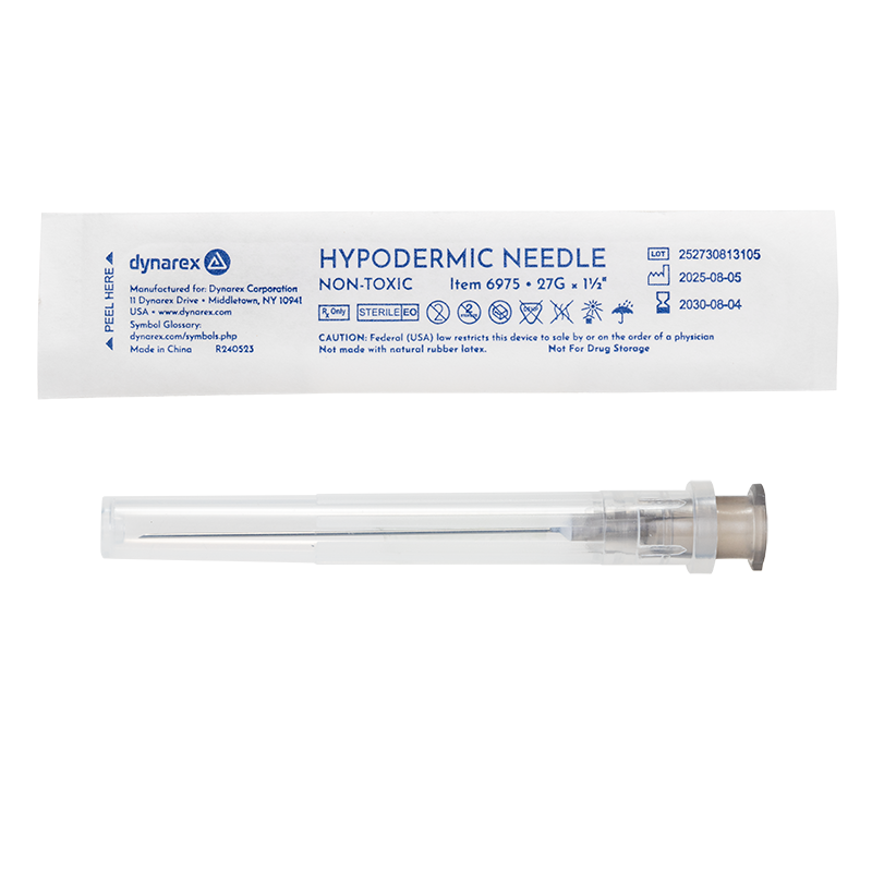 Dynarex Hypodermic Needle - Non-Toxic
