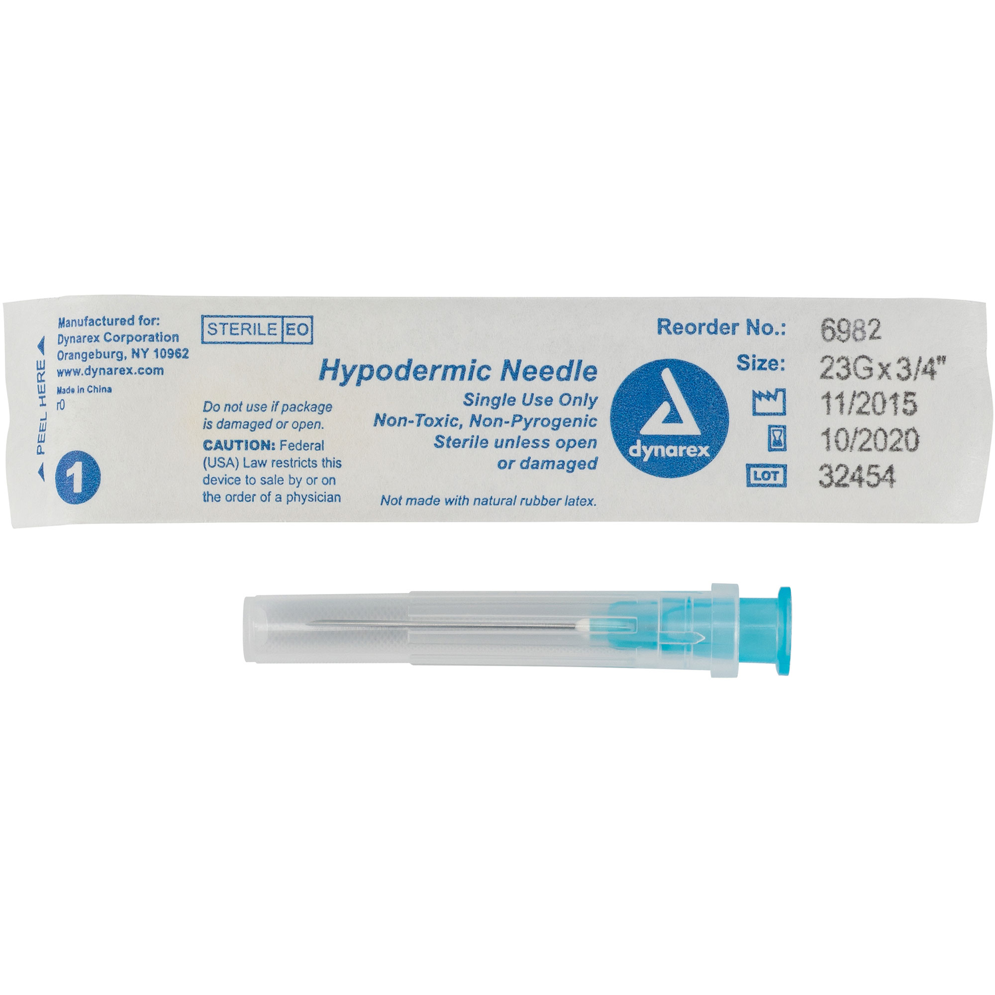 Dynarex Hypodermic Needle - Non-Safety