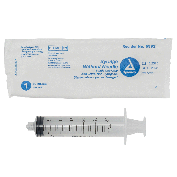 Dynarex Syringes without Needles are high-quality syringes designed to provide accurate and effective medication dosing