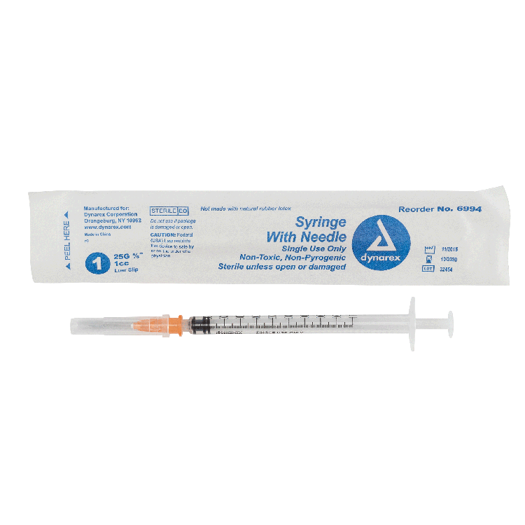 Dynarex Syringes with Needles