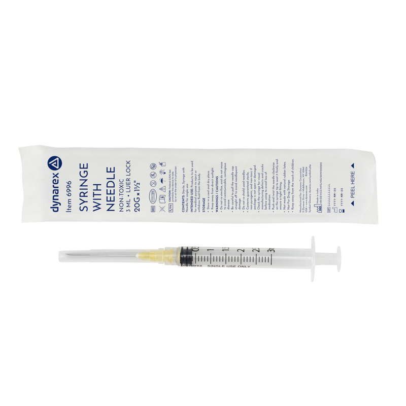 Dynarex Syringes with Needles