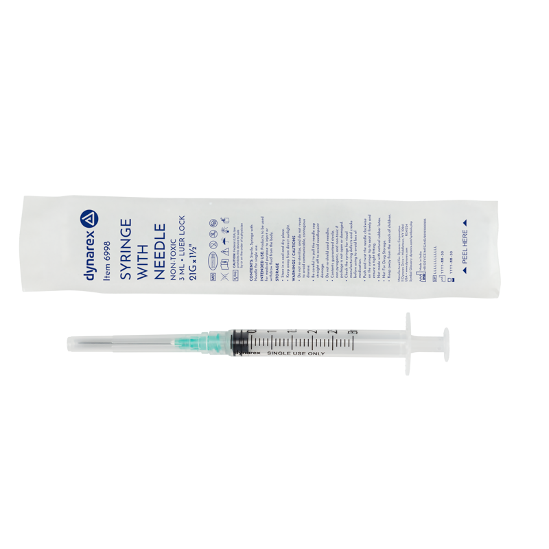 Dynarex Syringes with Needles
