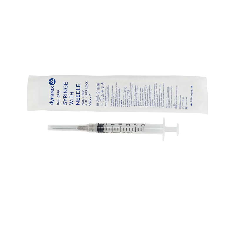 Dynarex Syringes with Needles