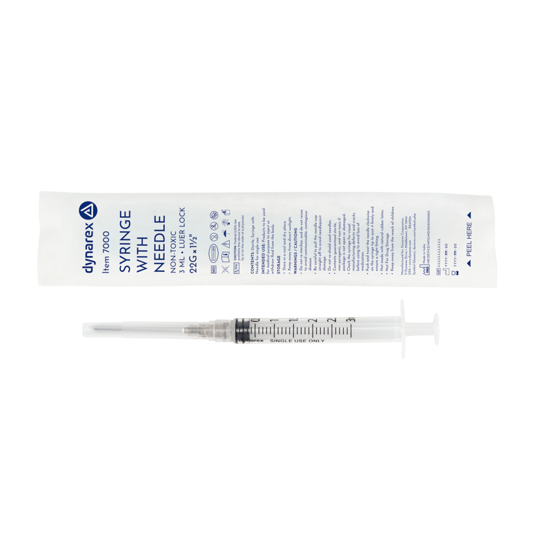 Dynarex Syringes with Needles