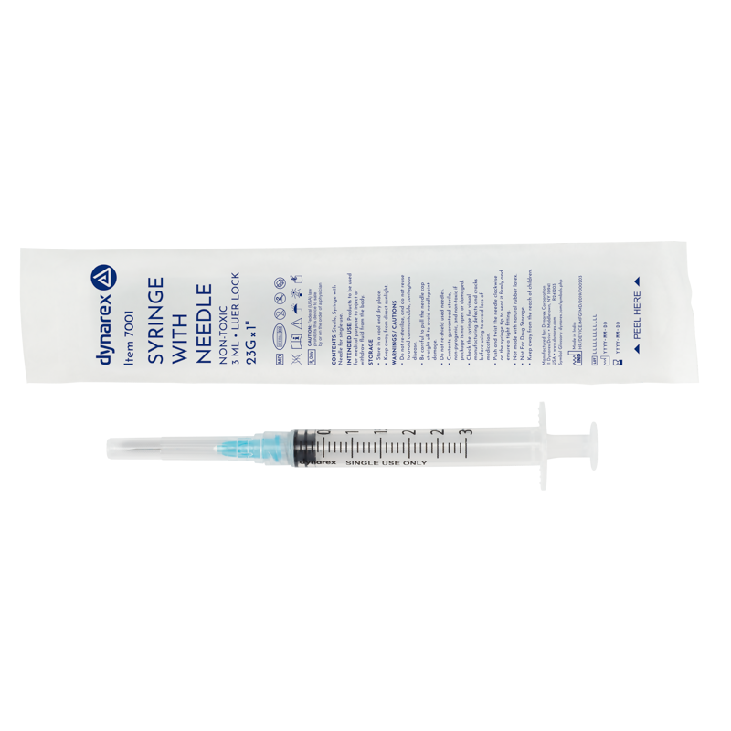 Dynarex Syringes with Needles