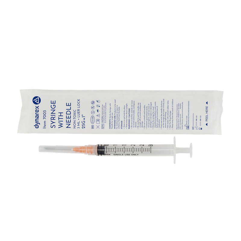 Dynarex Syringes with Needles