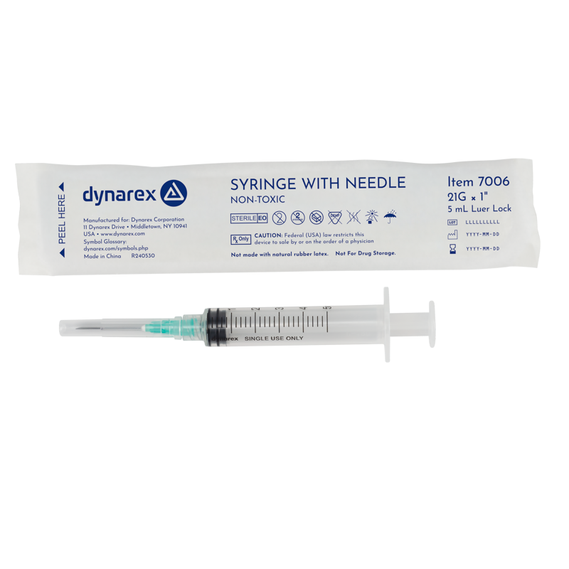 Dynarex Syringes with Needles