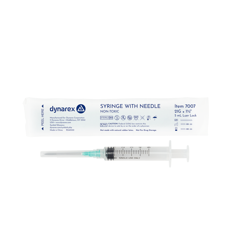 Dynarex Syringes with Needles