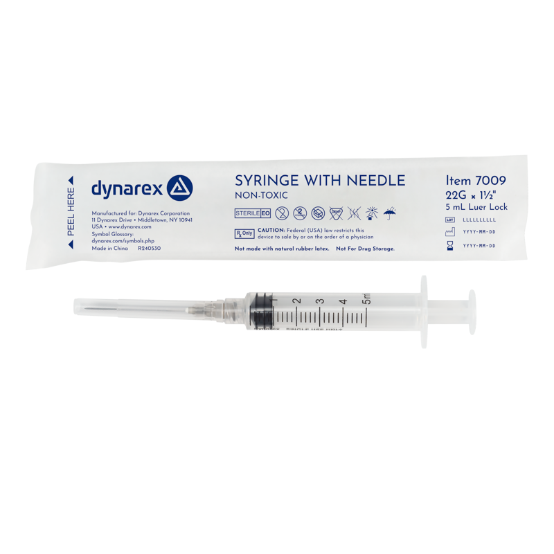 Dynarex Syringes with Needles