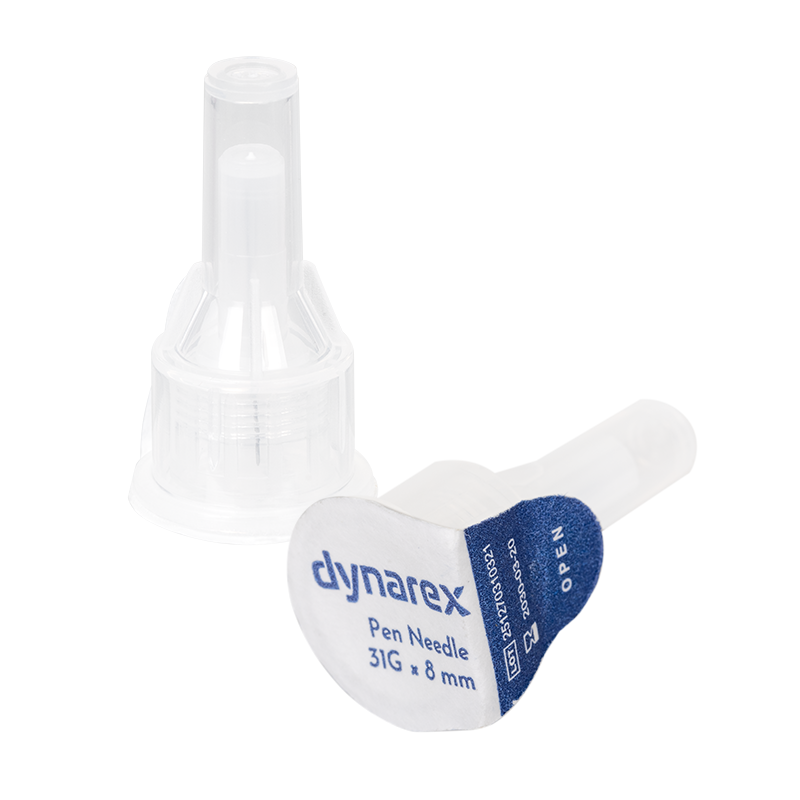 Dynarex Pen Needles are sterile, hollow needles specifically designed to easily deliver injectable medications