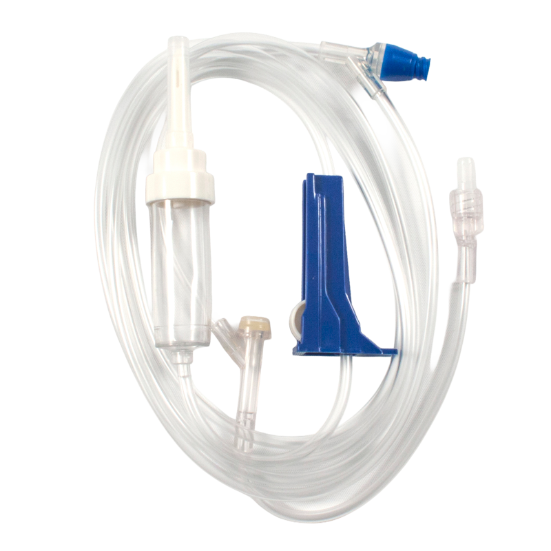 Dynarex IV Administration Sets are sterile, single-use sets designed for gravity-based fluid and medication delivery
