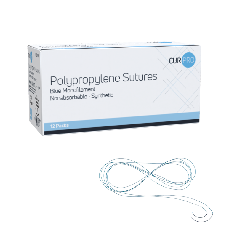 Dynarex Polypropylene Sutures-Non Absorbable - Synthetic