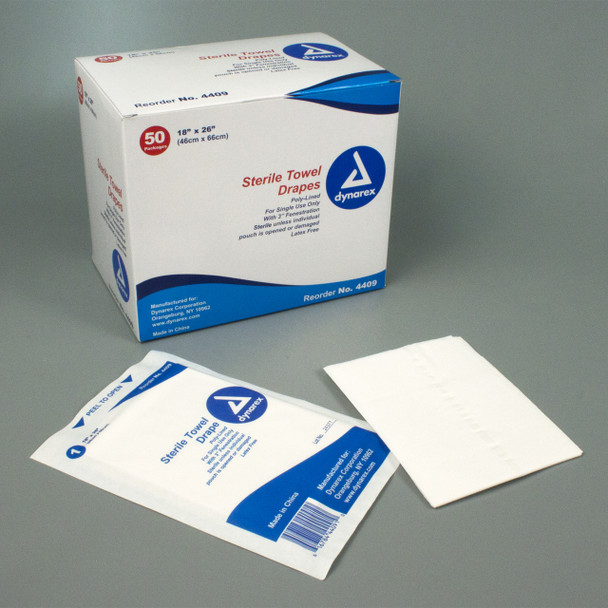 Dynarex IMCO Towel Drape Sterile, Fenestrated