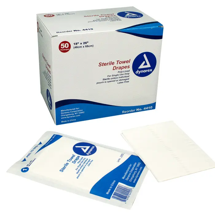 Dynarex IMCO Towel Drape Sterile, Plain