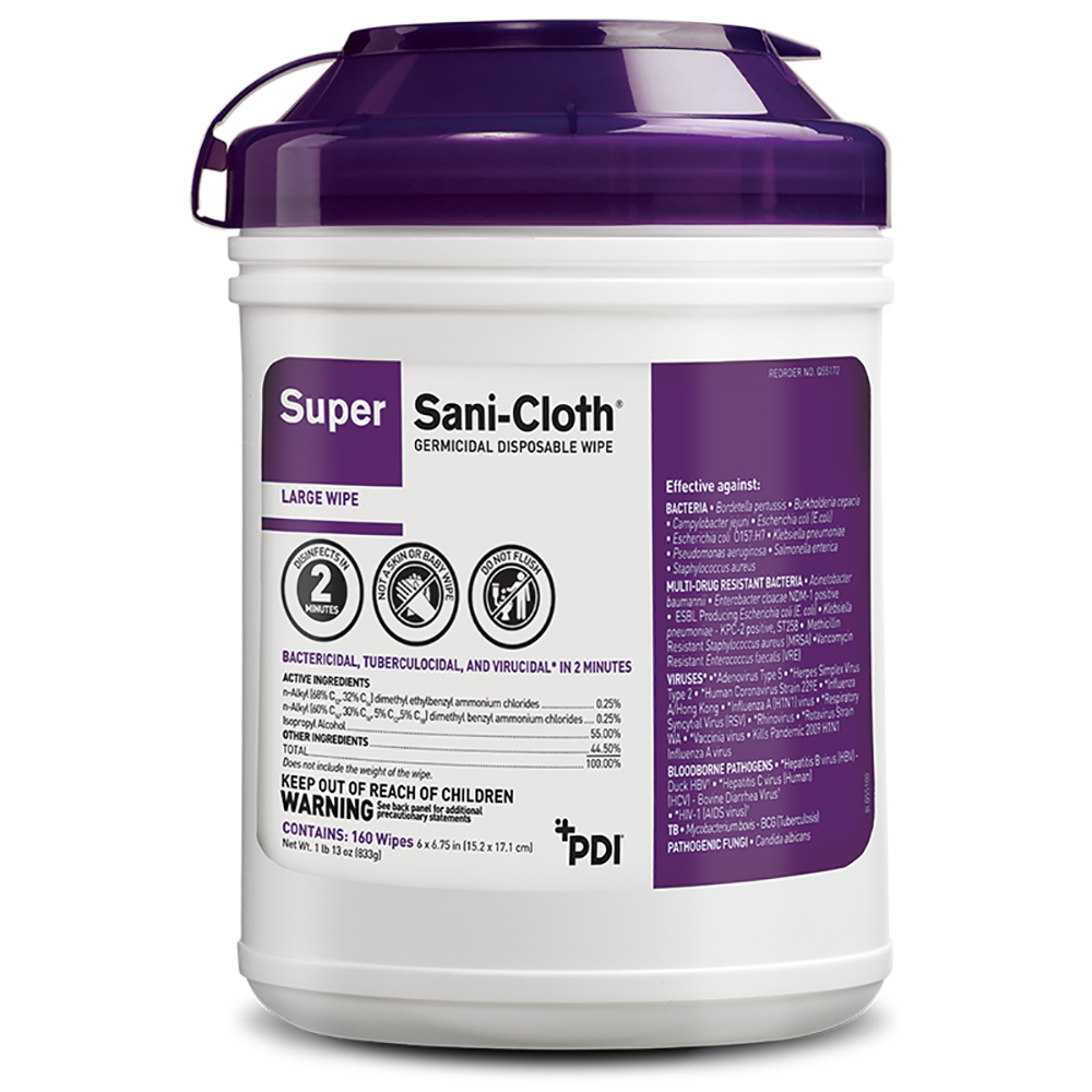 number one disinfecting wipe in healthcare